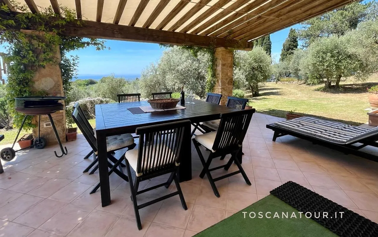 Сasa de vacaciones Cottage Lavanda Con Vista Mare, Aria Condizionata By Toscanatour Guardistallo