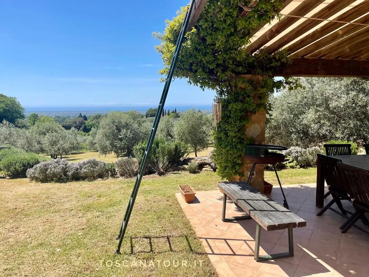 Cottage Lavanda Con Vista Mare, Aria Condizionata By Toscanatour Guardistallo Сasa de vacaciones