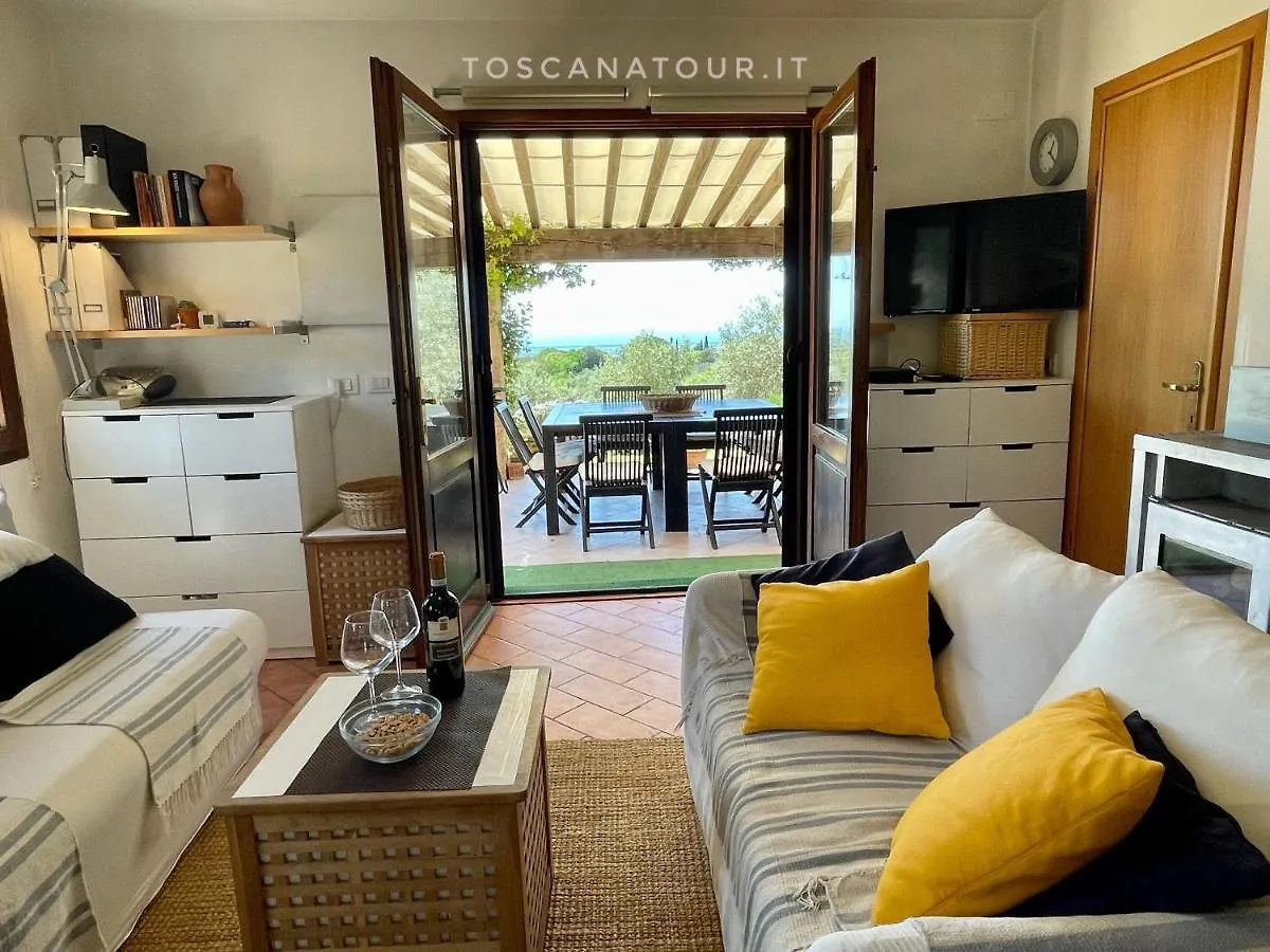 Cottage Lavanda Con Vista Mare, Aria Condizionata By Toscanatour Guardistallo 0*,  Italia