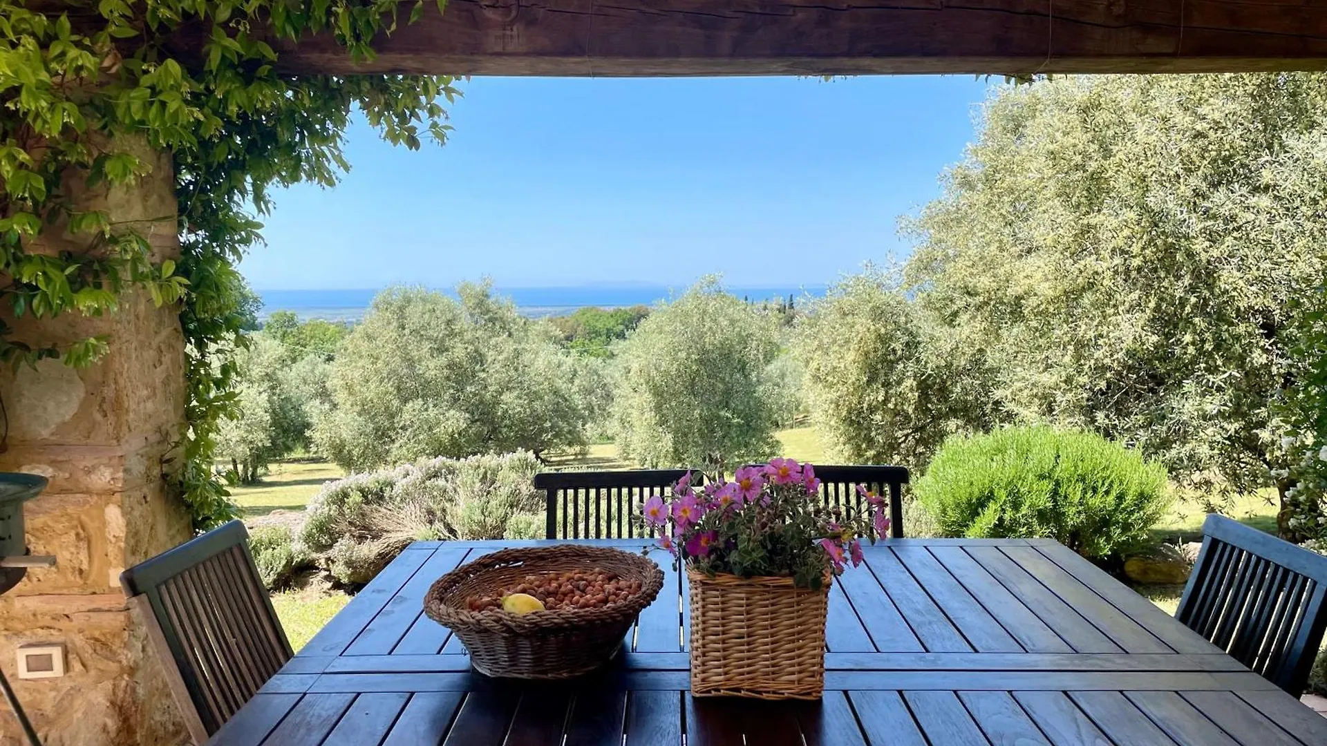 Cottage Lavanda Con Vista Mare, Aria Condizionata By Toscanatour Guardistallo